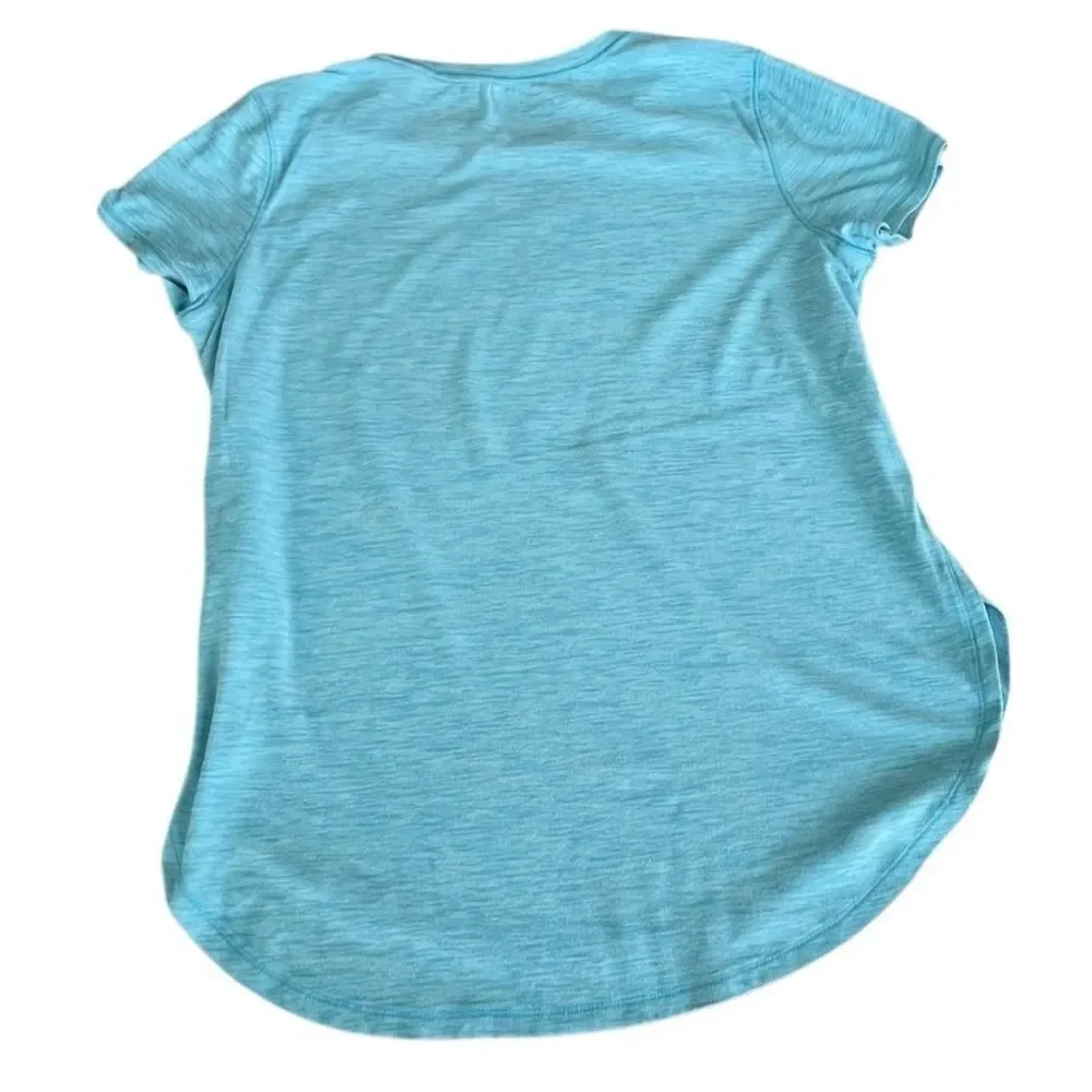 🌴 Old Navy Active Breathe ON Tee XL (14) Plus | Pool Party Blue